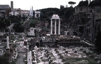 [The Temple of Castor and Pollux (Rome, Italy), General view]