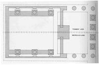 [The Temple of Castor and Pollux (Rome, Italy), plan of the Temple]
