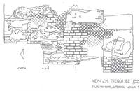 [Roman Villa, loc. S. Maria (Nemi, Italy), Trench EE: Plans and drawings]